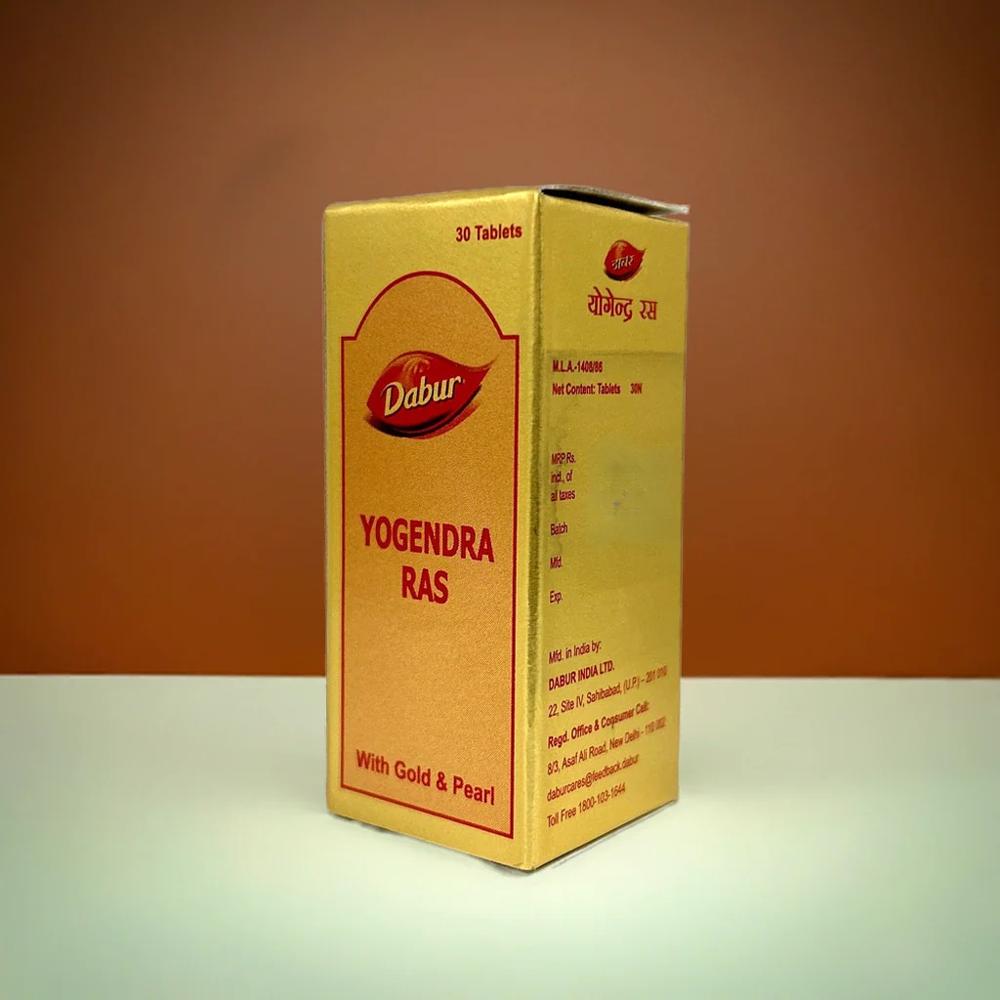 Dabur Yogendra Ras with Gold and Pearl 30 Tablets