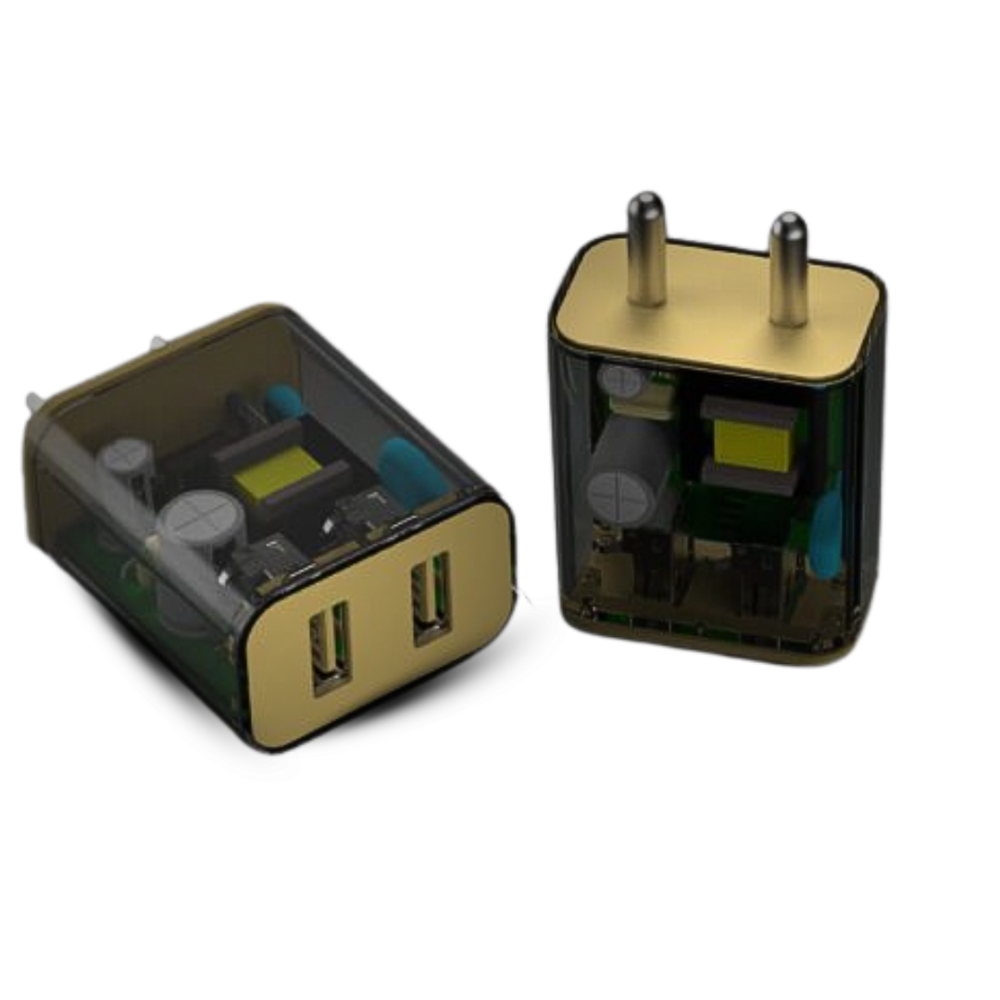 Husky Wall Charger - Color: Black