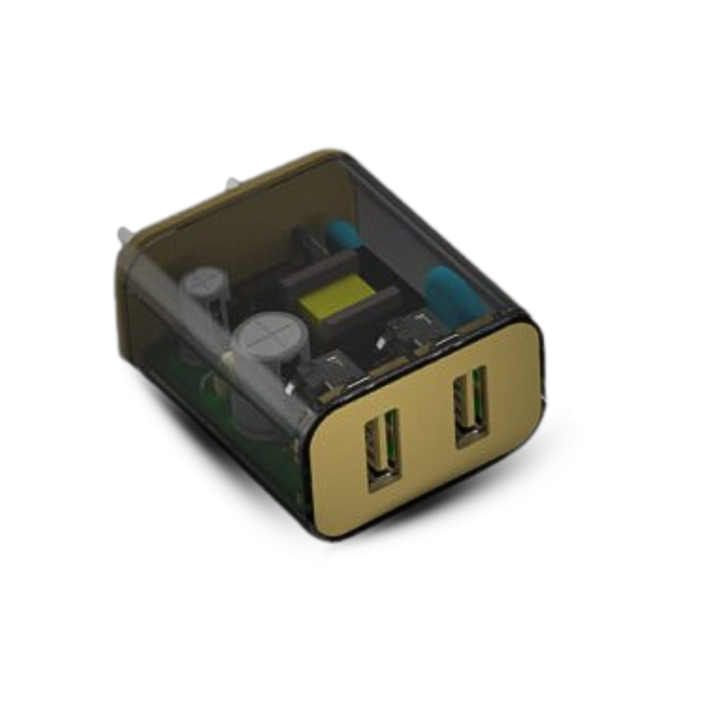 Husky Wall Charger - Color: Black