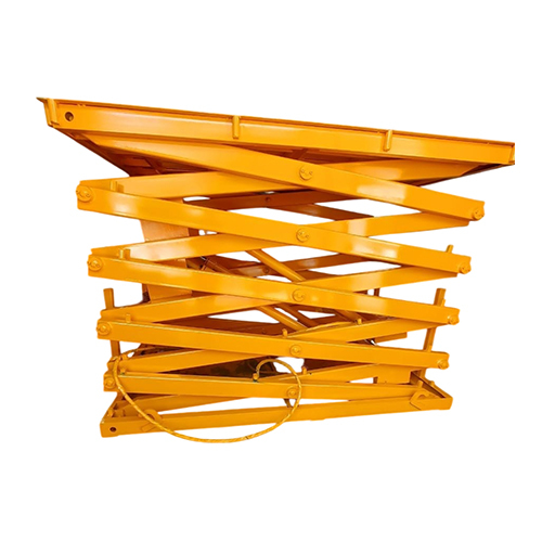 Manual Hydraulic Scissors Lift Table - Material: Stainless Steel