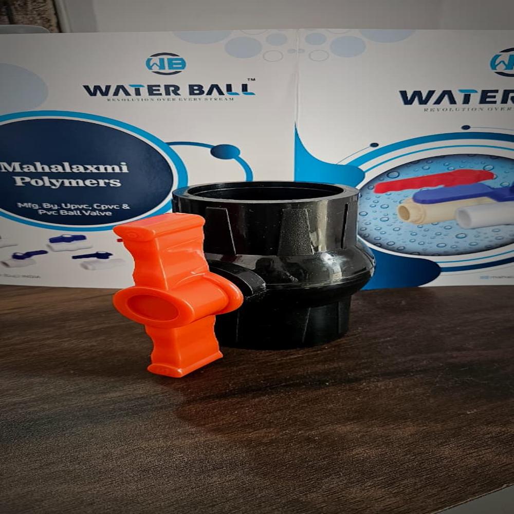 90mm PVC Black Ball Valve