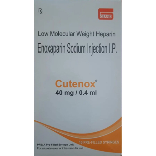 40 Mg Enoxaparin Sodium Injection IP