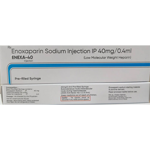 40 Mg Enoxaparin Sodium Injection IP