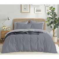Bed Sheet Polyester Set (1+2) - Color: White / Solid Colors / Multi-color Prints