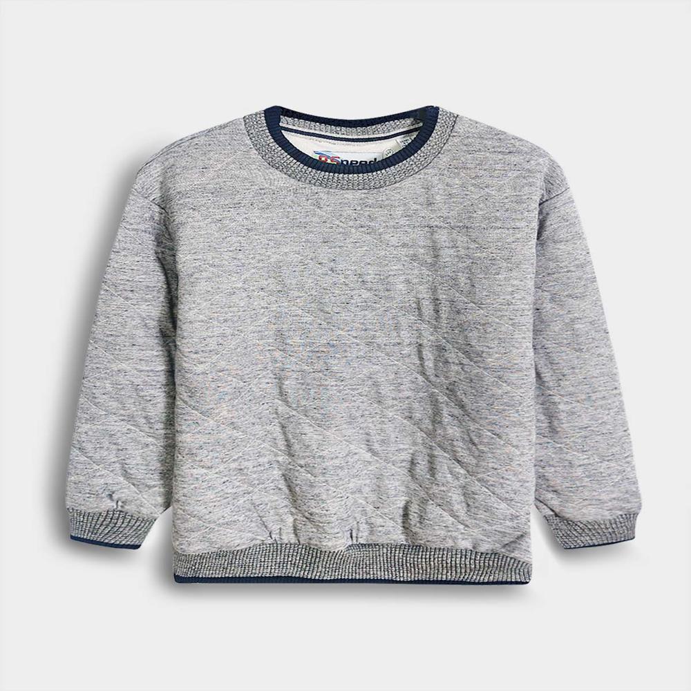 Boys Quilted Pullover Jacket - Age Group: 2y-9y