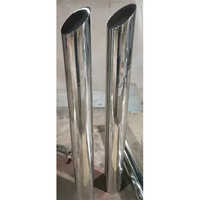 Surface Mounted Bollard - Color: Silver