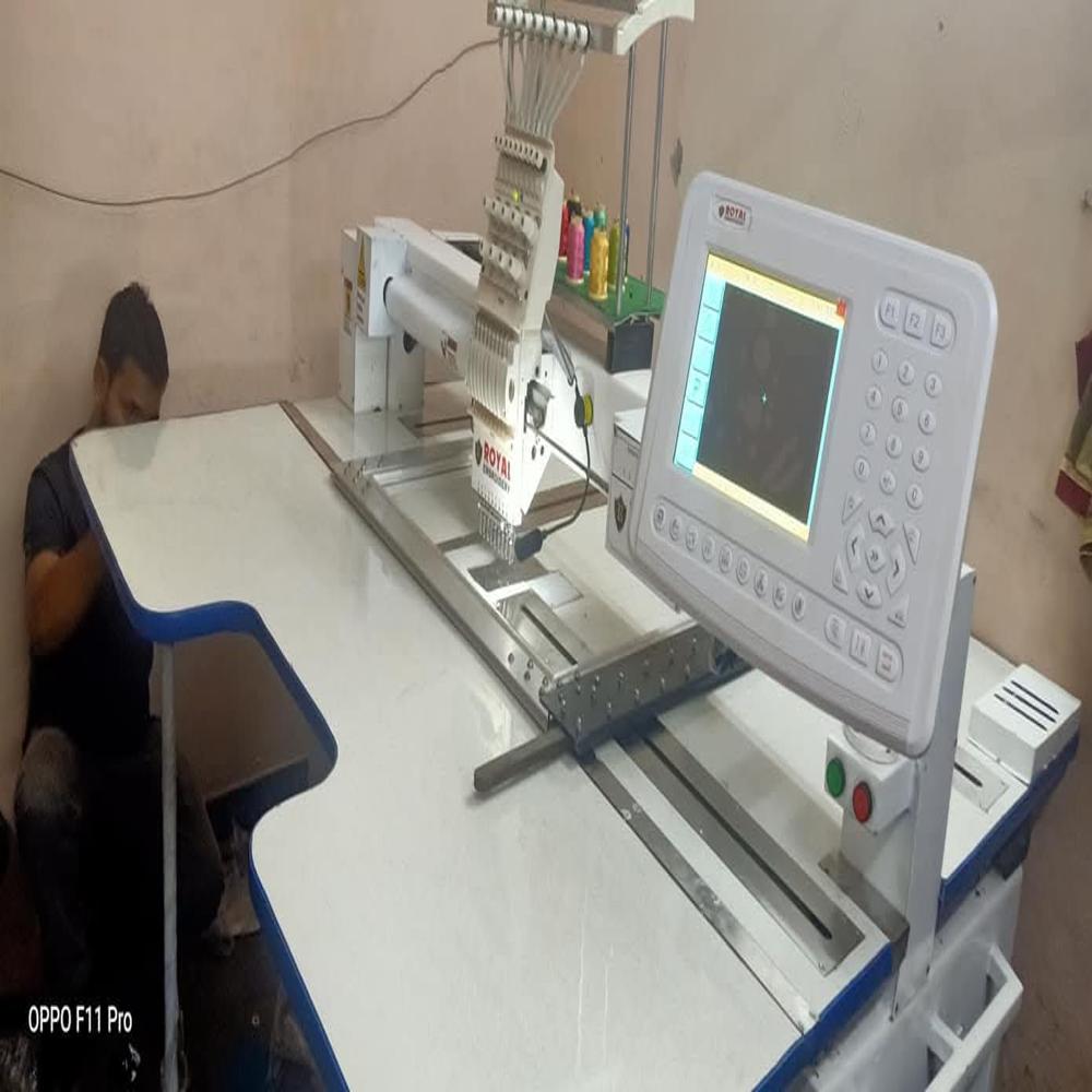 SINGLE HEAD EMBROIDERY MACHINE