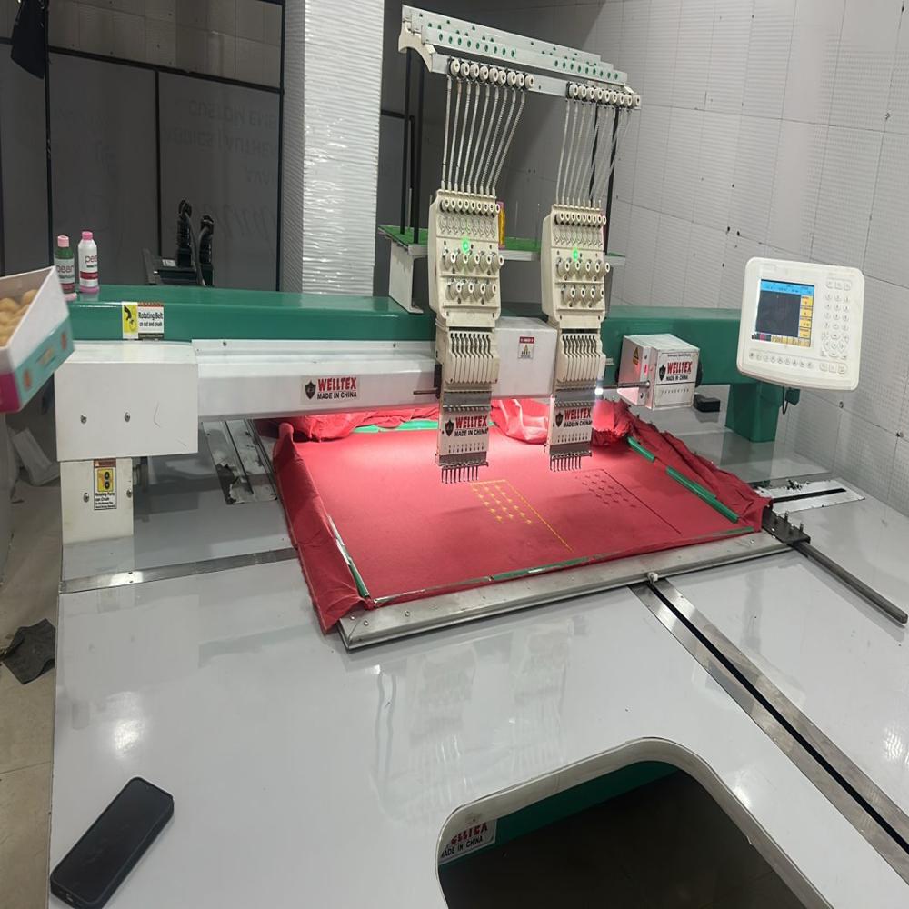 DOUBLE HEAD EMBROIDERY MACHINE