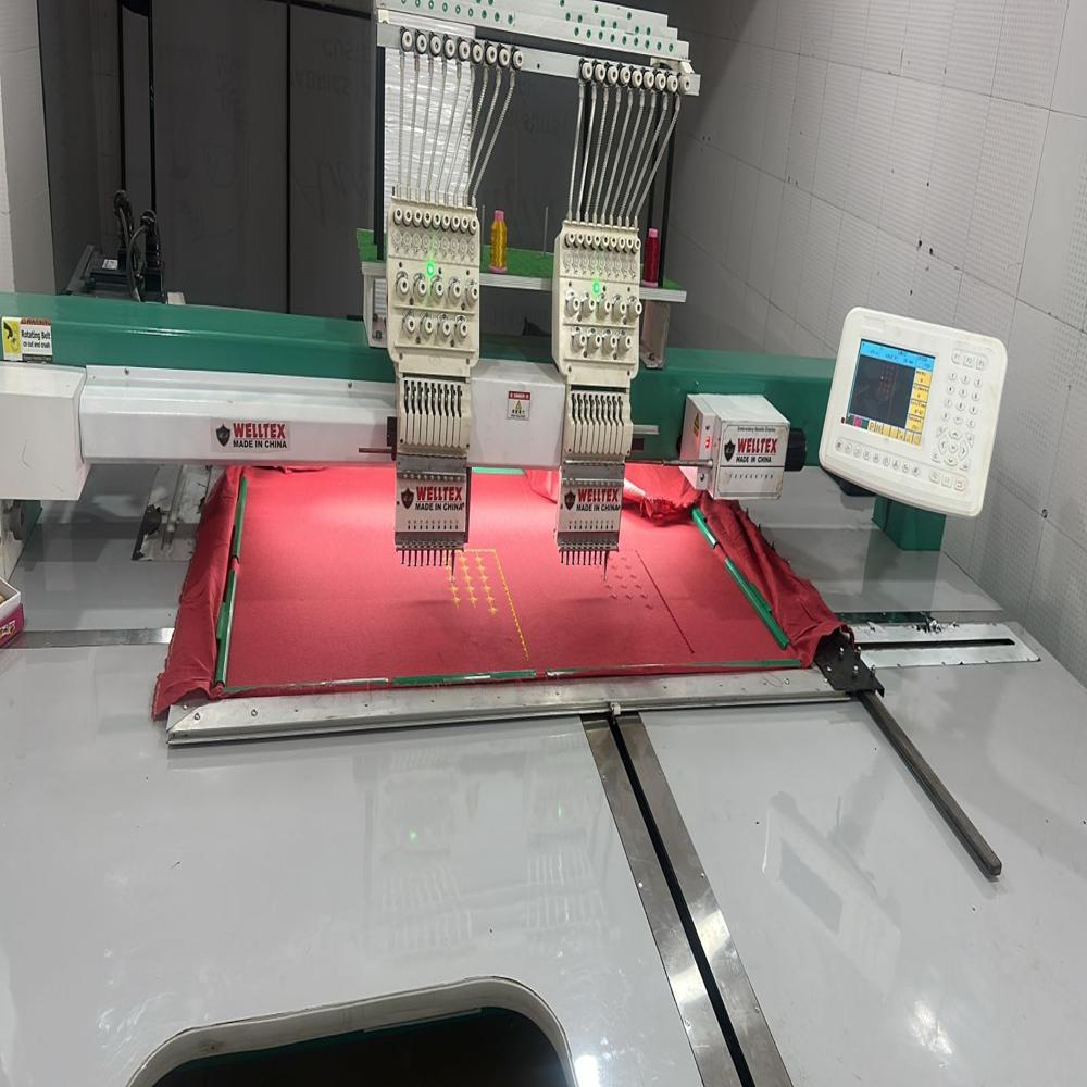 DOUBLE HEAD EMBROIDERY MACHINE