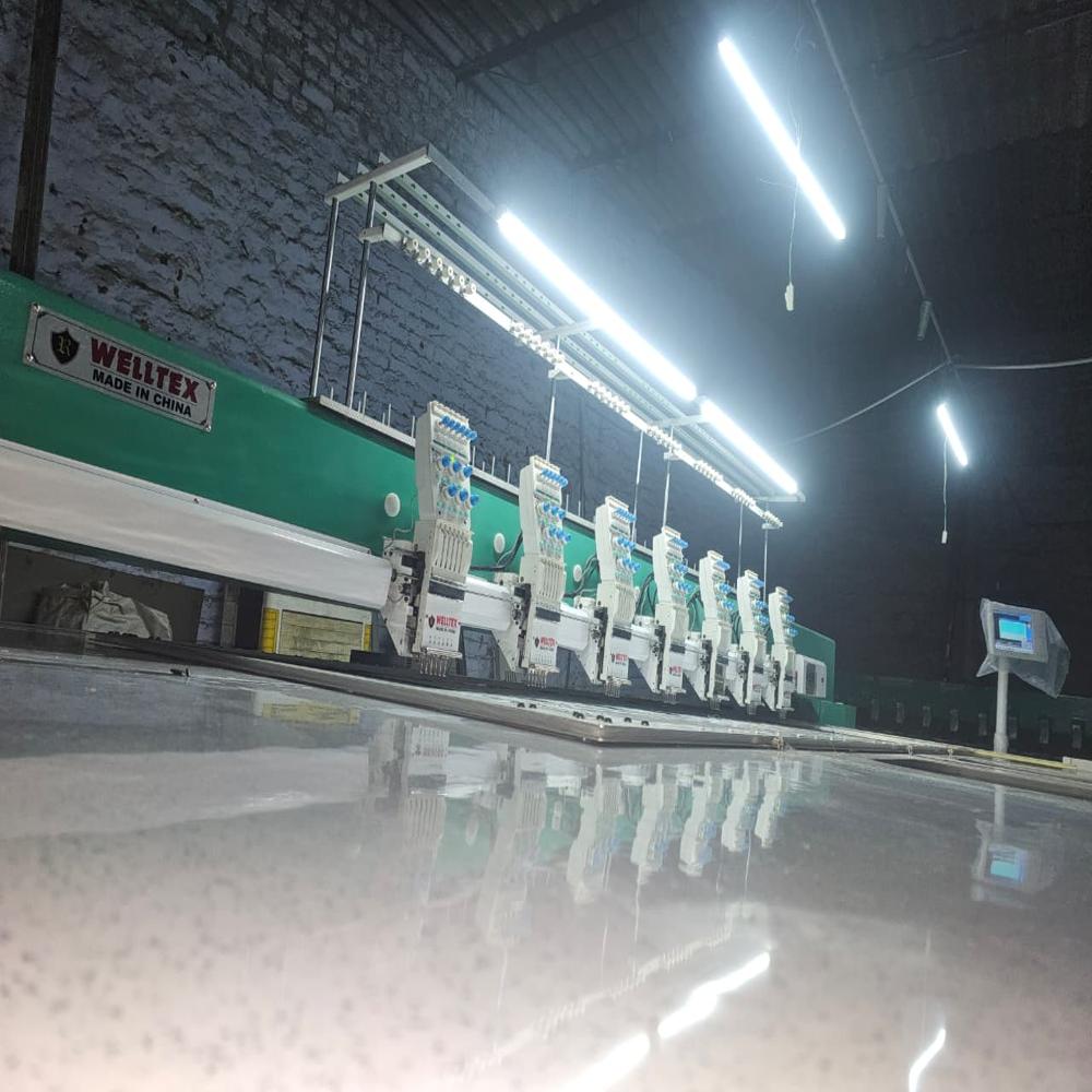 7 Head Embroidery Machine - Advantage: Low Maintenance