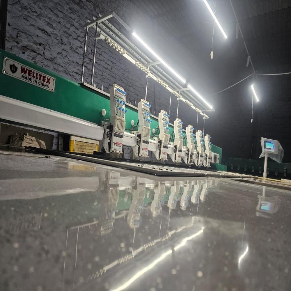 7 Head Embroidery Machine - Advantage: Low Maintenance