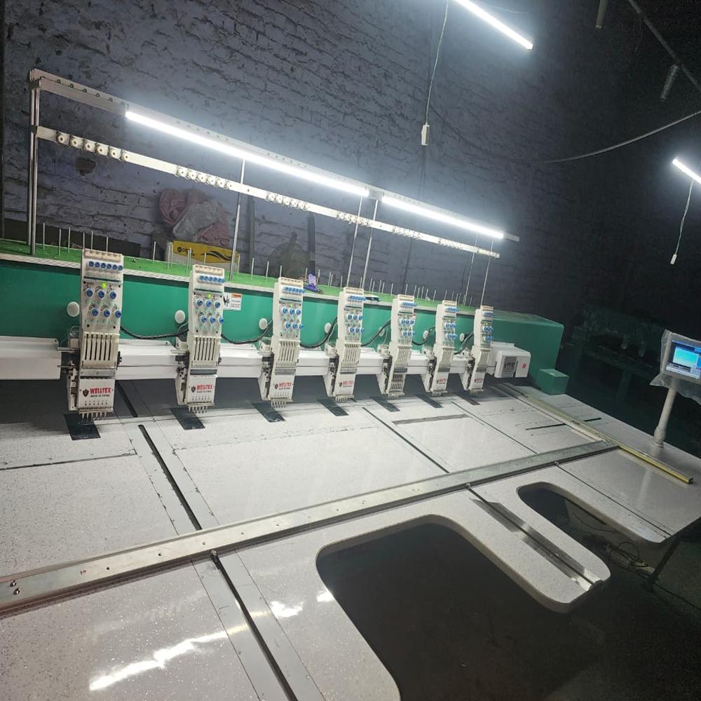 7 Head Embroidery Machine - Advantage: Low Maintenance