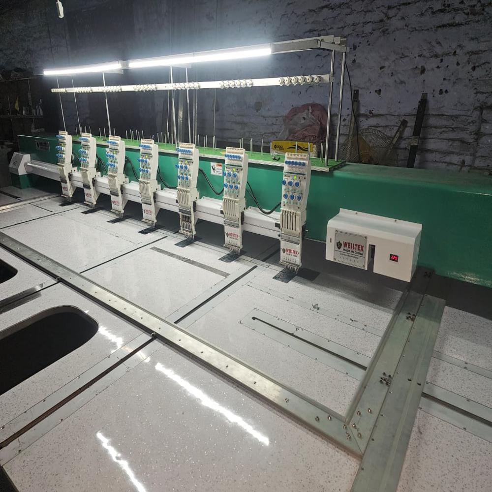 7 Head Embroidery Machine - Advantage: Low Maintenance