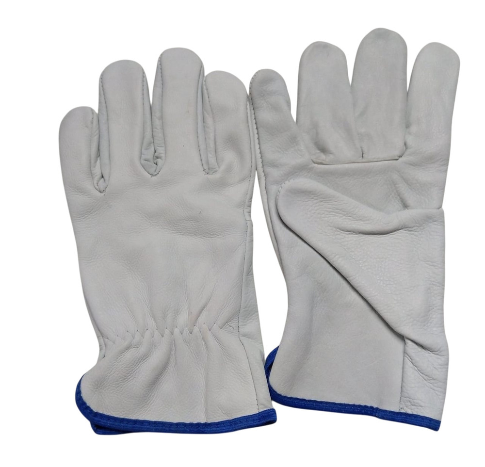 All Chrome Driver Gloves - Color: White