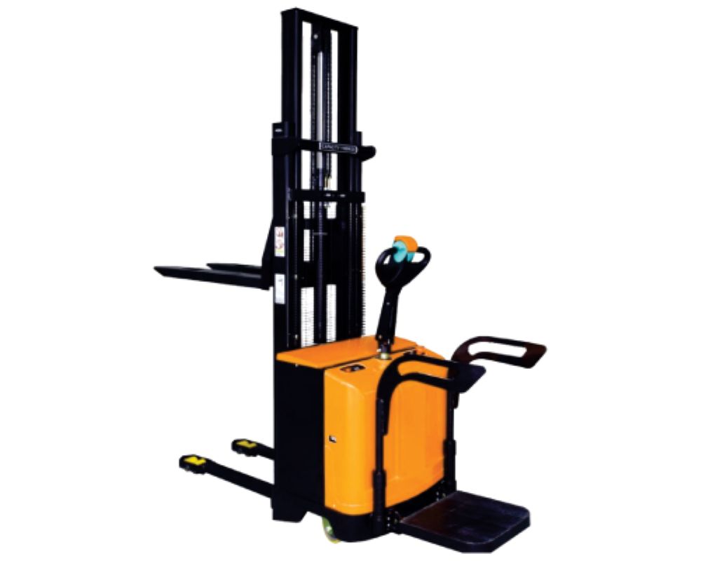 Double Frame Fully Electric Stacker By Liftech Equipments India