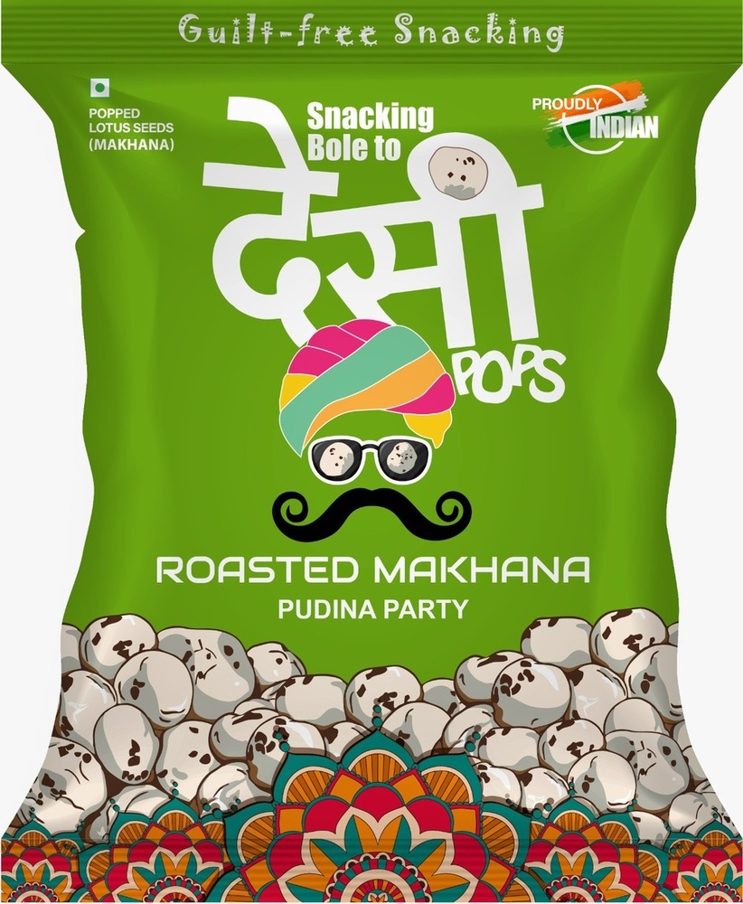 Pudina Party Roasted Makhana - Broken (%): <0.5%