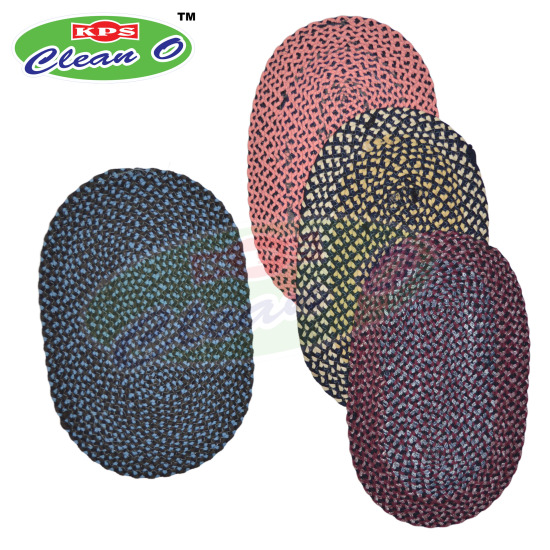 Oval Medium Handloom Mat - Color: Different Available