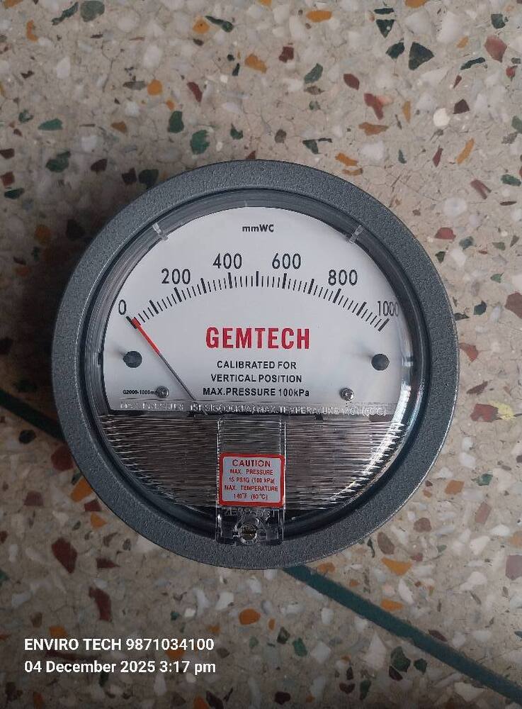 GEMTECH DIFFERENTIAL PRESSURE GAUGE BY BARAPANI INDUSTRIAL AREA.