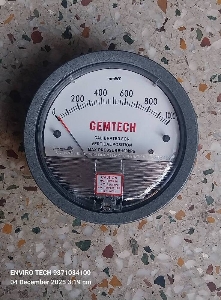 GEMTECH DIFFERENTIAL PRESSURE GAUGE BY BARAPANI INDUSTRIAL AREA.