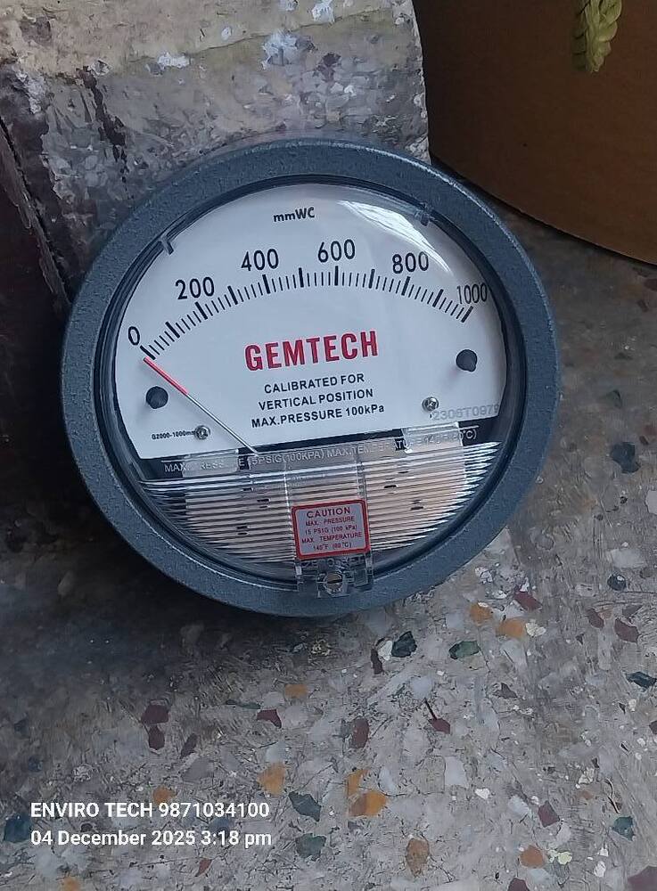 GEMTECH DIFFERENTIAL PRESSURE GAUGE BY BARAPANI INDUSTRIAL AREA.