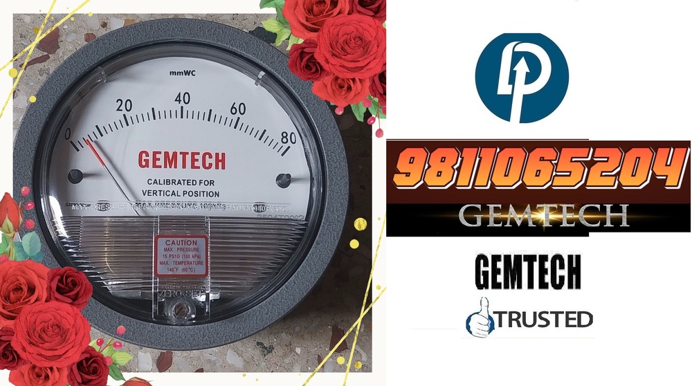 GEMTECH DESH KA NUMBER 1 DIFFERENTIAL PRESSURE GAUGE