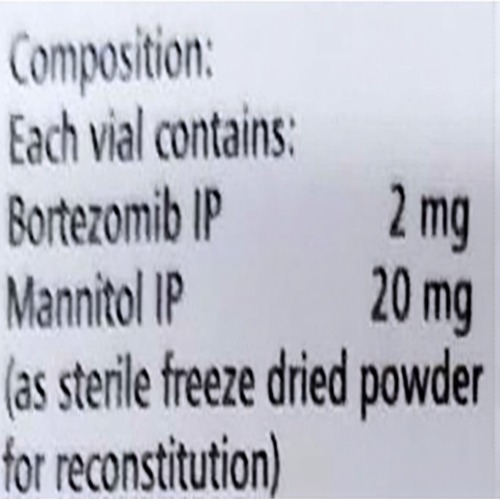 Bortetrust 2 Mg Injection - Physical Form: Liquid