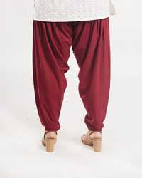 Mehroon Color Patiala Salwar