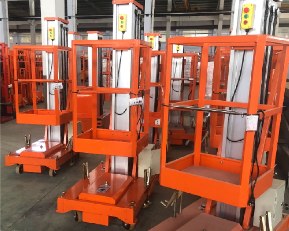 Heavy Duty Single Mast Aerial Work Platform - Attributes: Durable