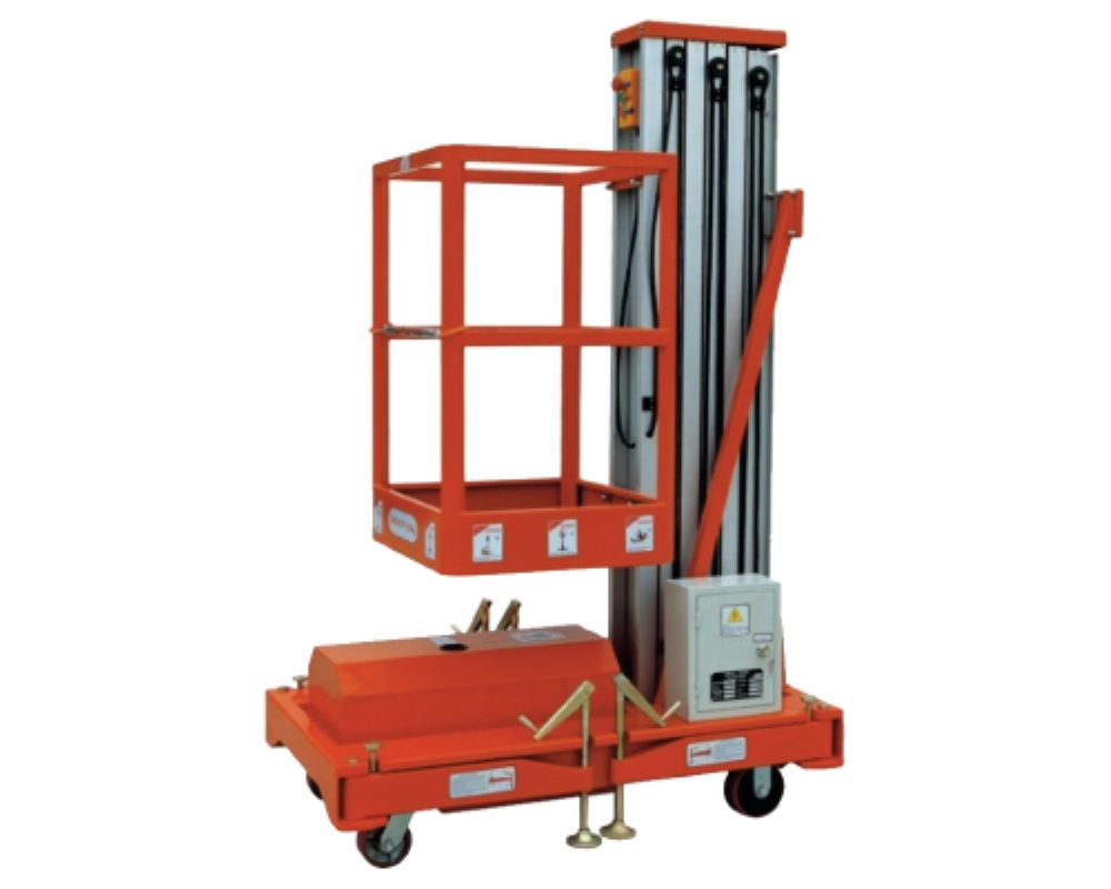 Heavy Duty Single Mast Aerial Work Platform - Attributes: Durable