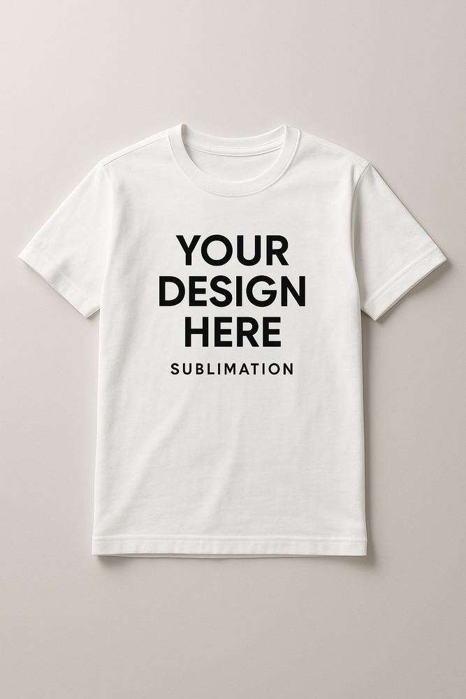 White Sublimation T-Shirt - Color: Various Available