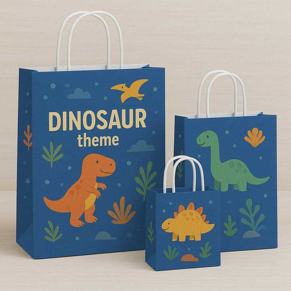 Dinosaurs Theme Light Weight Carry Bag