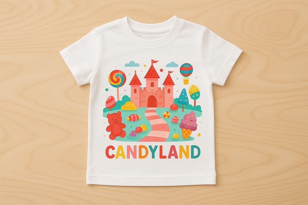 Candyland Theme Kids T-Shirt - Color: Different Available