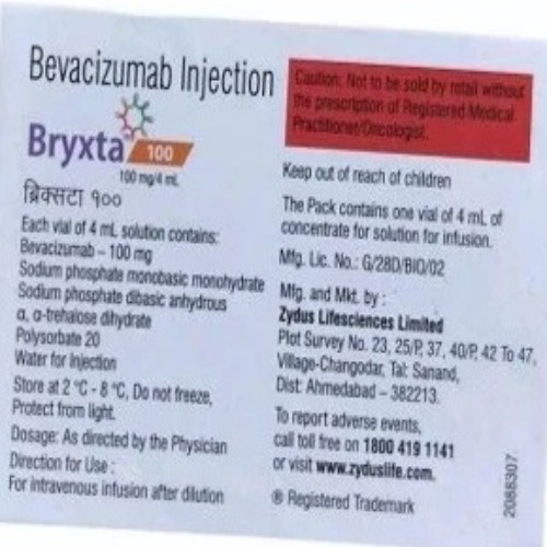 Bryxta 100 Mg Injection - Physical Form: Liquid