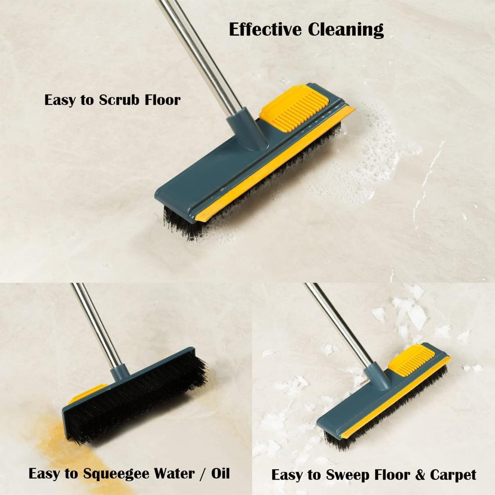 2 In 1 Mop Cleaning - Bristle Color: Black