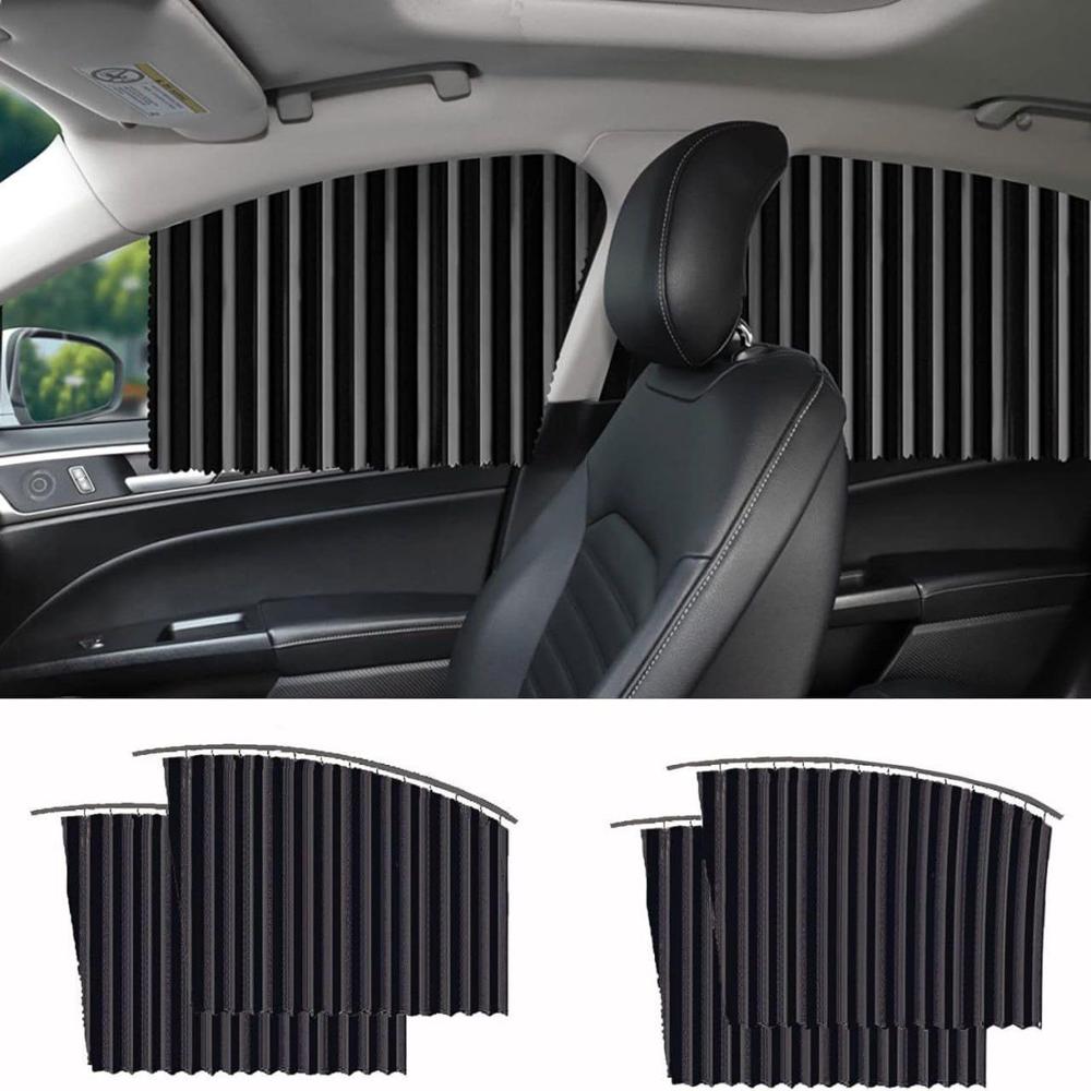 4pcs Car Window- Black - Car Polishers Size: Standard
