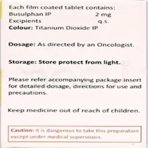 Bucelon 2 Mg Tablet - Recommended For: Doctor