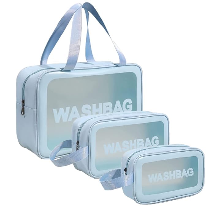 3 Pcs Wash Bag - Color: All Color