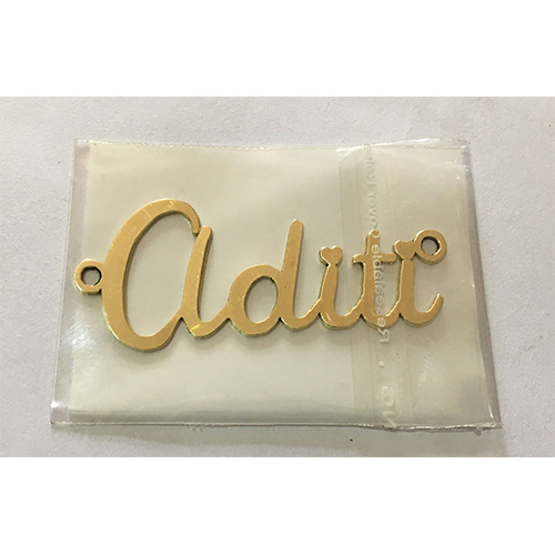 Golden Metal Rakhi - Features: Good Quality