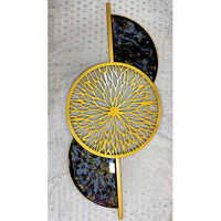 Resin Metal Rings - Color: Golden