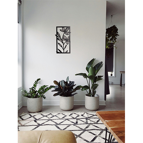 M31-C Flower Sillohuete - Features: Good Quality