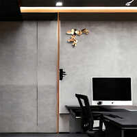 M56 3d Flower Corner Small - Color: Golden