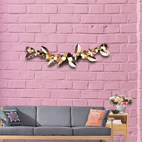 M58 3D Flower Line - Color: Golden