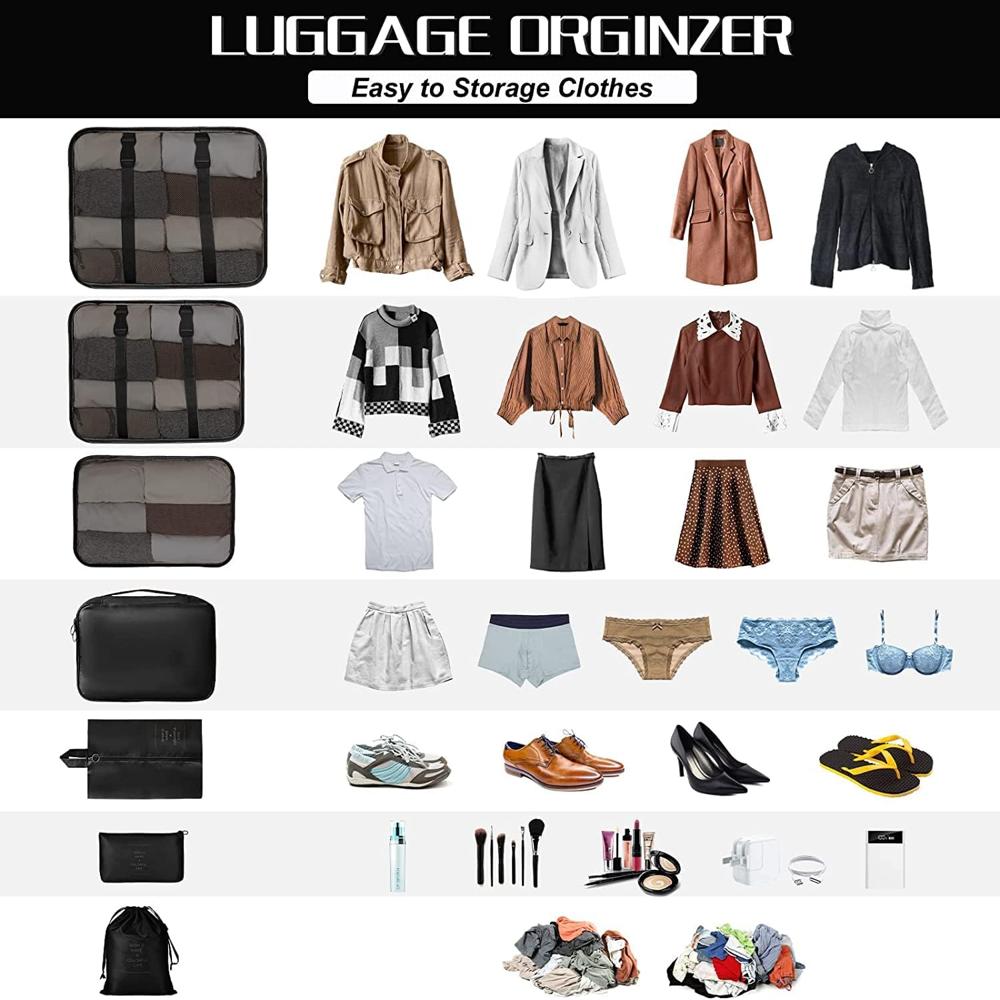 7 Pcs Laundry Bag - Features: Good Quality