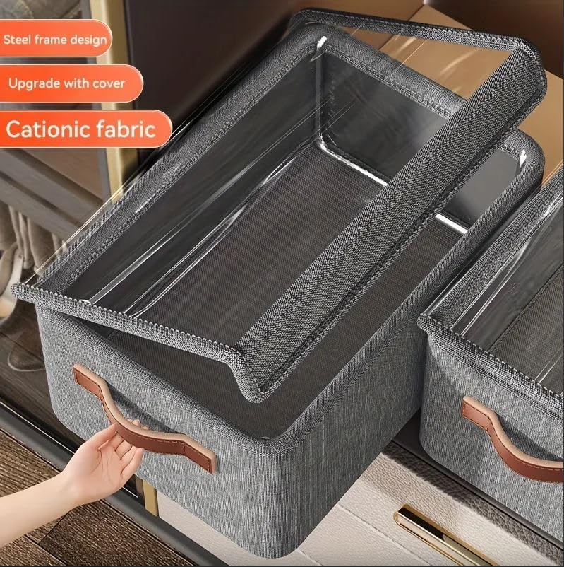 26L Folding Storage Box with Lid