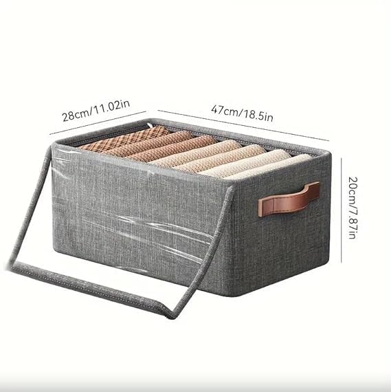 26L Folding Storage Box with Lid