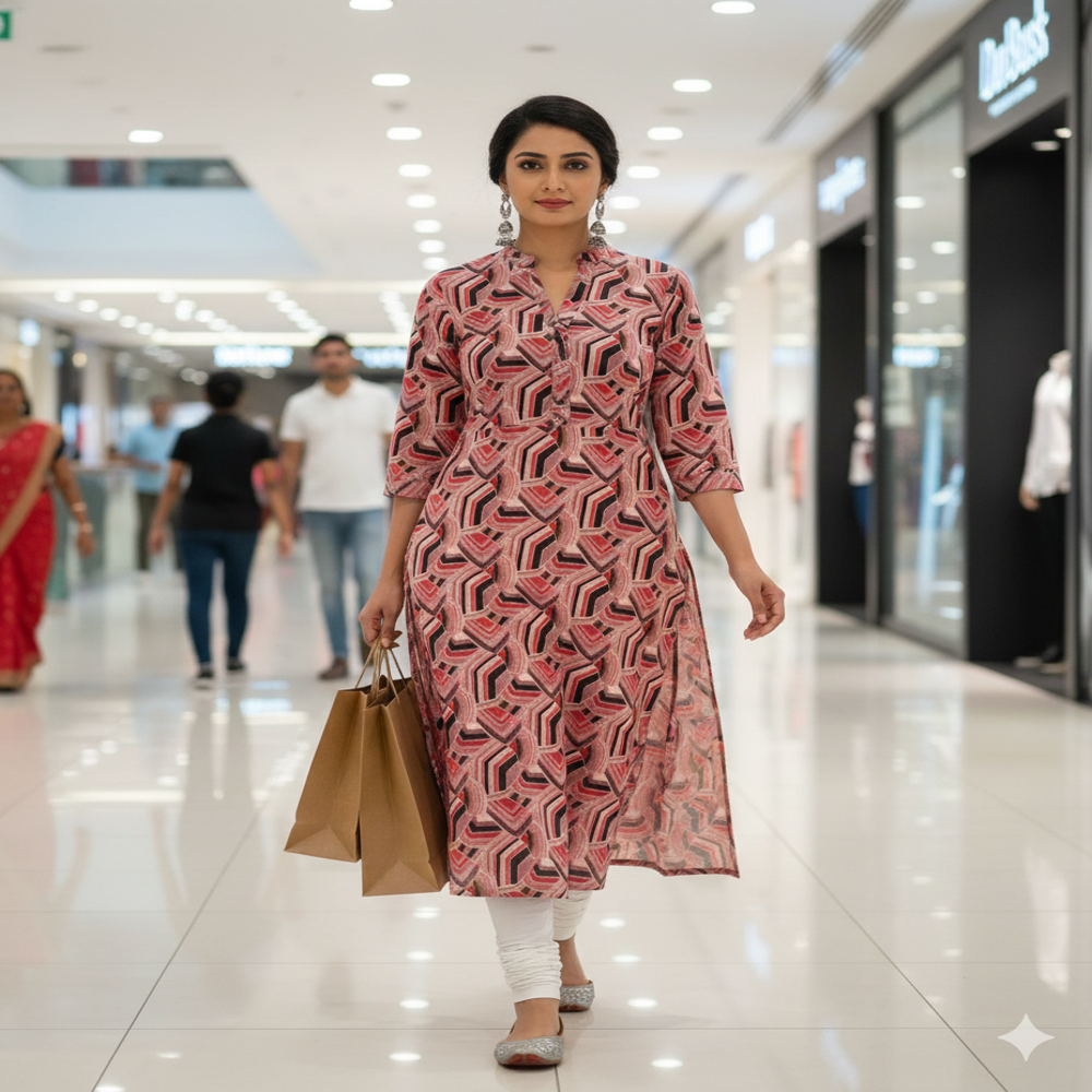 ELC 625 Linen Digital Printed Fabric