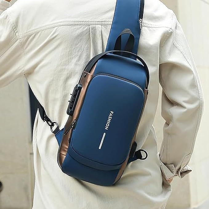 Anti-Theft Chest Bag With USB Charging Port
