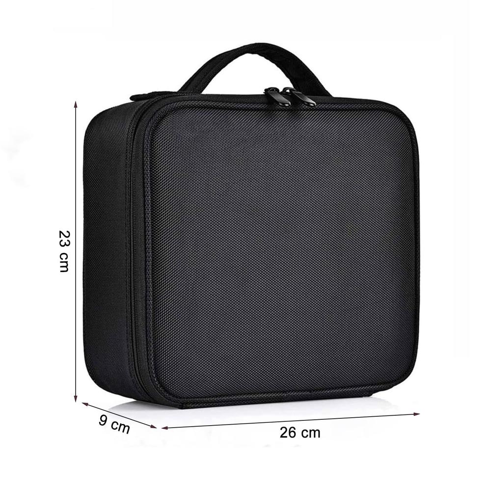 Toiletry Vanity Box with Adjustable Compartment