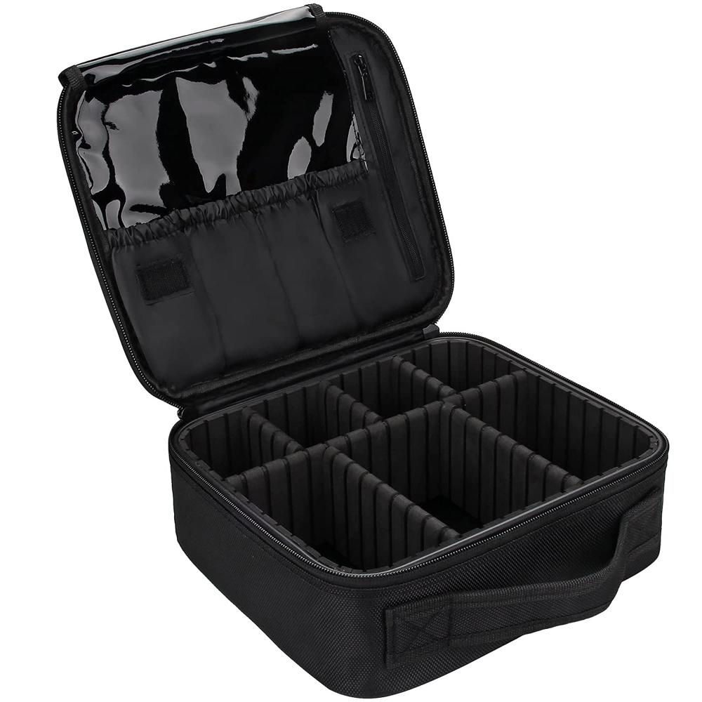 Toiletry Vanity Box with Adjustable Compartment