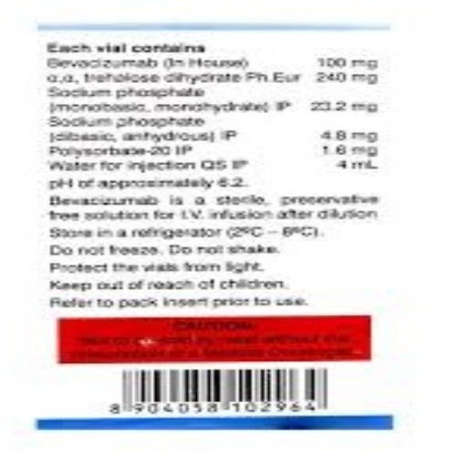 Bevacirel 100 mg Injection
